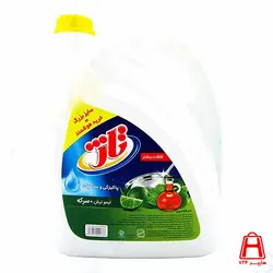 مایع ظرفشویی با اسانس لیمو سبز و سرکه 3750 گرمی تاژ