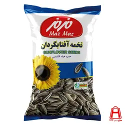 تخمه آفتابگردان بزرگ نمکی مزمز 120گرمی
