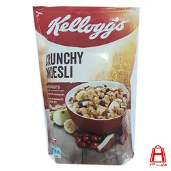 غلات صبحانه کرانچی موسلی حاوی میوه های خشک600 گرمی
