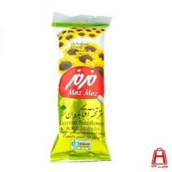 مغز تخمه آفتابگردان لیمویی متوسط مزمز 24 عددی 40گرمی