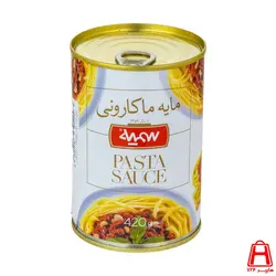 کنسرو مایه ماکارونی 420 گرمی سمیه