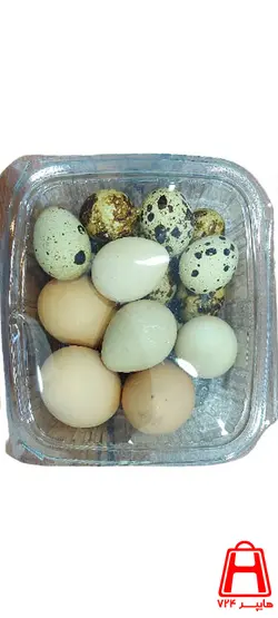تخم میکس (3عدد محلی،3عدد کبک،10عدد بلدرچین) | هایپر ۷۲۴