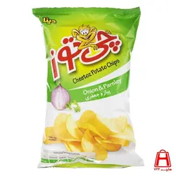 چیپس پیاز جعفری متوسط چی توز 65 گرمی