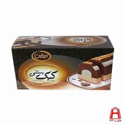 بستنی کاکائو وانیل با کیک وانیل میهن