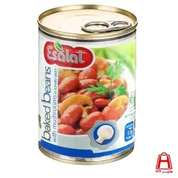 کنسرو لوبیا با قارچ اصالت 380 گرمی