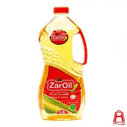 روغن ذرت غنی شده پت شفاف 1620گرمی zaroil