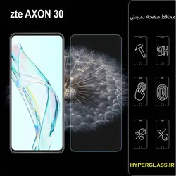 گلس محافظ صفحه نمایش نانو بلک اورجینال گوشی زد تی ای ZTE Axon 30