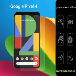 گلس محافظ صفحه نمایش نانو بلک اورجینال گوشی گوگل پیکسل Google Pixel 4