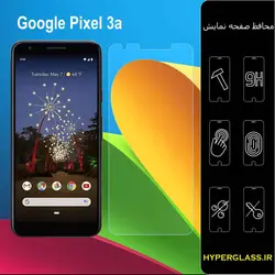 گلس محافظ صفحه نمایش نانو بلک اورجینال گوشی گوگل پیکسل Google Pixel 3 A
