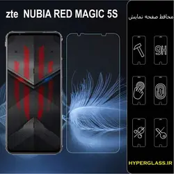 گلس محافظ صفحه نمایش نانو بلک اورجینال گوشی زد تی ای ZTE Nubia Red Magic 5s