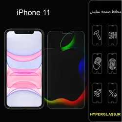 گلس محافظ صفحه نمایش نانو بلک اورجینال گوشی اپل Apple iphone 11