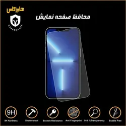 گلس محافظ صفحه نمایش نانو بلک اورجینال گوشی اپل IPhone 13 Pro max