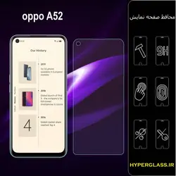گلس محافظ صفحه نمایش نانو بلک اورجینال گوشی اوپو Oppo A52