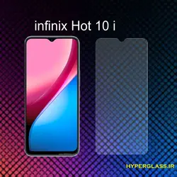 گلس محافظ صفحه نمایش نانو بلک اورجینال گوشی اینفینیکس Infinix Hot 10i