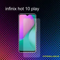 گلس محافظ صفحه نمایش نانو بلک اورجینال گوشی اینفینیکس Infinix Hot 10 play