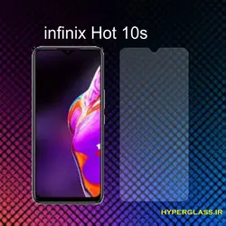 گلس محافظ صفحه نمایش نانو بلک اورجینال گوشی اینفینیکس Infinix Hot 10s