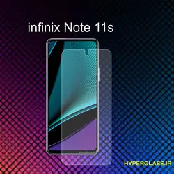 گلس محافظ صفحه نمایش نانو بلک اورجینال گوشی اینفینیکس Infinix Note 11 s