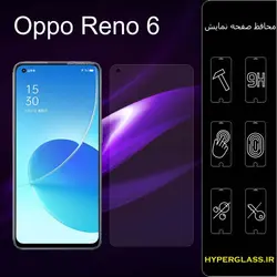 گلس محافظ صفحه نمایش نانو بلک اورجینال گوشی اوپو Oppo Reno 6