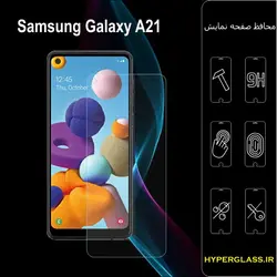 گلس محافظ صفحه نمایش نانو بلک اورجینال گوشی سامسونگ Samsung A 21