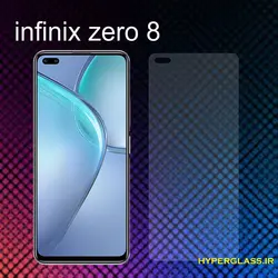 گلس محافظ صفحه نمایش نانو بلک اورجینال گوشی اینفینیکس Infinix Zero 8