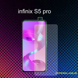 گلس محافظ صفحه نمایش نانو بلک اورجینال گوشی اینفینیکس Infinix S5 pro