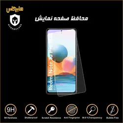 گلس محافظ صفحه نمایش نانو بلک اورجینال شیاومی Xiaomi Redmi Note 10 Promax