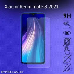 گلس محافظ صفحه نمایش نانو بلک اورجینال شیاومی Xiaomi Redmi Note8 2021