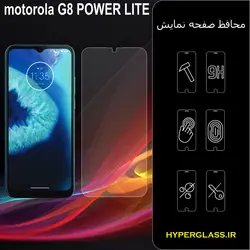 گلس محافظ صفحه نمایش نانو بلک اورجینال گوشی موتورولا Motorola G8 Power Lite