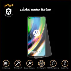 گلس محافظ صفحه نمایش نانو بلک اورجینال گوشی موتورولا Motorola G9 Plus