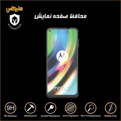 گلس محافظ صفحه نمایش نانو بلک اورجینال گوشی موتورولا Motorola G9 Plus