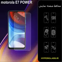 گلس محافظ صفحه نمایش نانو بلک اورجینال گوشی موتورولا Motorola E7 Power