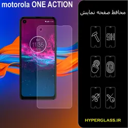 گلس محافظ صفحه نمایش اورجینال موتورولا وان اکشن Motorola One Action