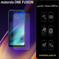گلس محافظ صفحه نمایش نانو بلک اورجینال گوشی موتورولا Motorola One Fusion