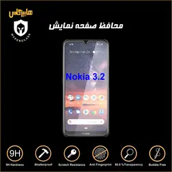 گلس محافظ صفحه نمایش نانو بلک اورجینال گوشی نوکیا Nokia 3.2