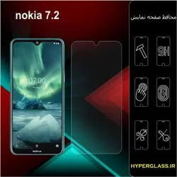 گلس محافظ صفحه نمایش نانو بلک اورجینال گوشی نوکیا Nokia 7.2