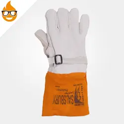 دستکش عایق برق SALSBURY سفید نارنجی
