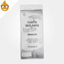 دستکش عایق برق REGELTEX کلاس ۱ – ۱۰۰۰۰ ولت زرد