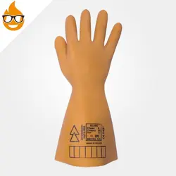 دستکش عایق برق SECURA کلاس ۰ -۵۰۰۰ ولت زرد