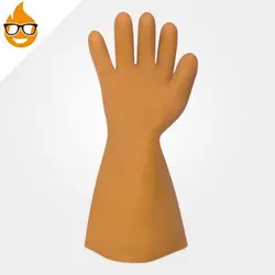 دستکش عایق برق SECURA کلاس ۰ -۵۰۰۰ ولت زرد