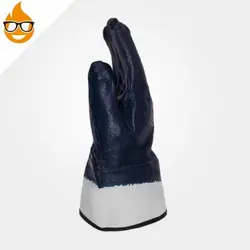 دستکش مواد نفتی ۴۱۱۱ KOSTA مچ کتان سرمه ای