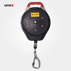 قرقره ترمزدار PROTEKT با کابل فولادی ۶ متری