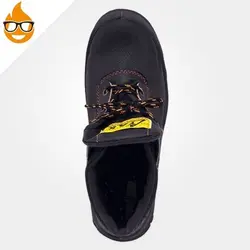 پوتین ایمنی چرم اشبالت ، آیاک – AYAK ، کفش ایمنی ، رنگ مشکی ، در سایزهای مختلف ، ساخت ایران