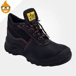 پوتین ایمنی چرم اشبالت ، آیاک – AYAK ، کفش ایمنی ، رنگ مشکی ، در سایزهای مختلف ، ساخت ایران