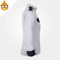 پیراهن کار، ابزار ایمنی شهپر، لباس کار صنعتی، رنگ طوسی، ایرانی