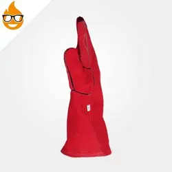 دستکش جوشکاری هوبارت تمام مغزی BMW قرمز