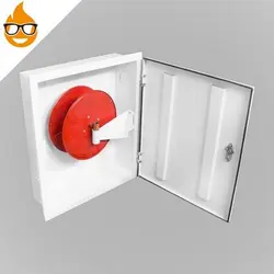 جعبه آتش نشانی با قرقره قفل پرشی  ۶۰*۵۰