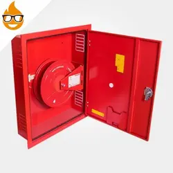 جعبه آتش نشانی آریا با قرقره ۷۵*۶۰ قرمز