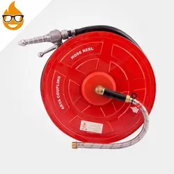 قرقره حوض ریلی آریا با شیلنگ و نازل