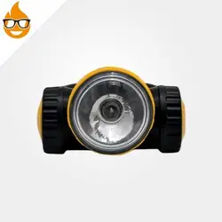 چراغ روی کلاهی لامپی مشکی