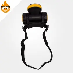 چراغ روی کلاهی لامپی مشکی